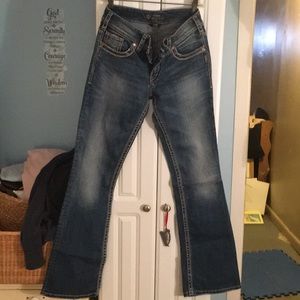 Women’s silver Jeans